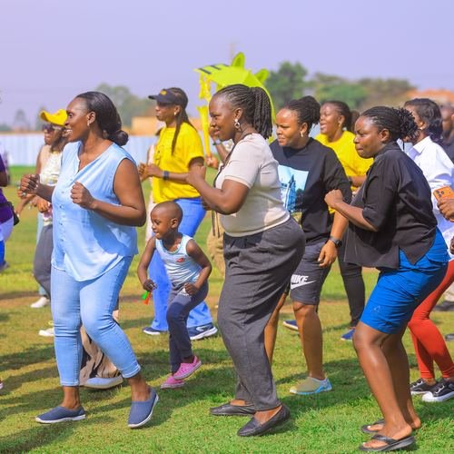 Group fitness in the park