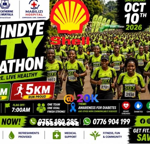 Makindye City Marathon 2026 — official poster
